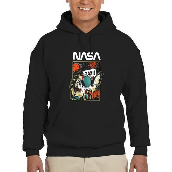 NASA Nasa Astronaut Portrait Taxi Hoodie Men -NASA Designs, Male Small
