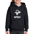 thumbnail image 1 of NASA Nasa Astronaut Reaching Camera Hoodie Juniors -NASA Designs,  Medium, 1 of 4