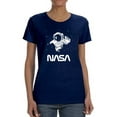 thumbnail image 1 of NASA Nasa Astronaut Reaching Camera Shaped T-Shirt Women -NASA Designs, Female XX-Large, 1 of 4