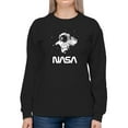 thumbnail image 1 of NASA Nasa Astronaut Reaching Camera Sweatshirt Women -NASA Designs, Female XX-Large, 1 of 4