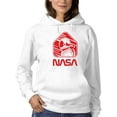 thumbnail image 1 of NASA Nasa Astronaut Red Sign Hoodie Women -NASA Designs, Female XX-Large, 1 of 4