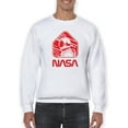 thumbnail image 1 of NASA Nasa Astronaut Red Sign Sweatshirt Men -NASA Designs, Male XX-Large, 1 of 4