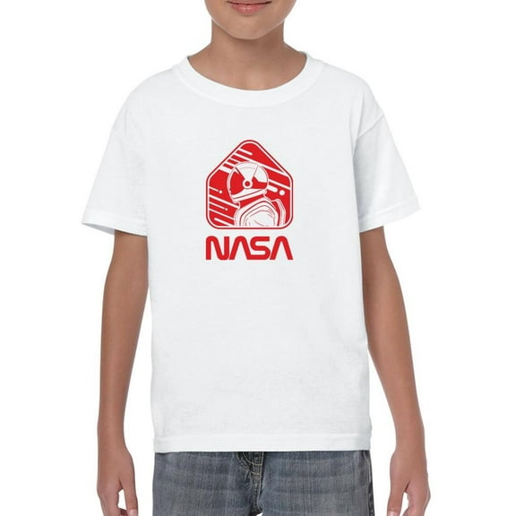 NASA Nasa Astronaut Red Sign T-Shirt Juniors -NASA Designs,  Small