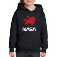 thumbnail image 1 of NASA Nasa Astronaut Silhouette Hoodie Juniors -NASA Designs,  Medium, 1 of 4