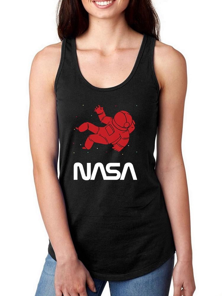 NASA Nasa Astronaut Silhouette Racerback Tank Women -NASA Designs ...