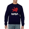 thumbnail image 1 of NASA Nasa Astronaut Silhouette Sweatshirt Men -NASA Designs, Male 3X-Large, 1 of 4