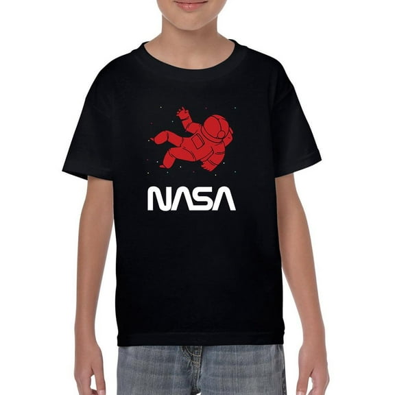NASA Nasa Astronaut Silhouette T-Shirt Juniors -NASA Designs,  Large