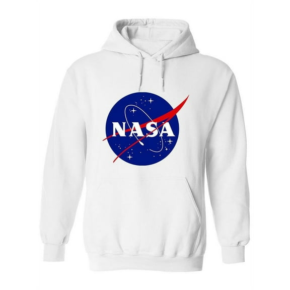 NASA Nasa Blue Logo Hoodie Women -NASA Designs, Female Medium