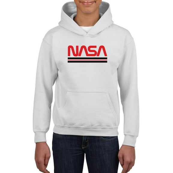 NASA Nasa Classic Banner Hoodie Juniors -NASA Designs, Medium