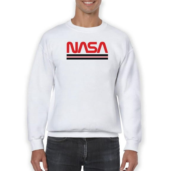 NASA Nasa Classic Banner Sweatshirt Men -NASA Designs, Male 3X-Large