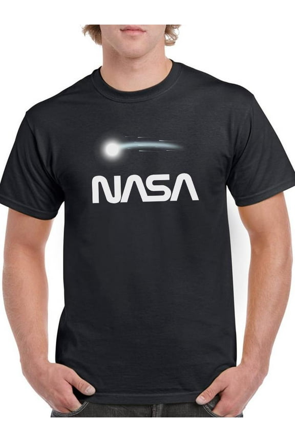 Comet Banner T-Shirt Men -NASA Designs, Male x-Large