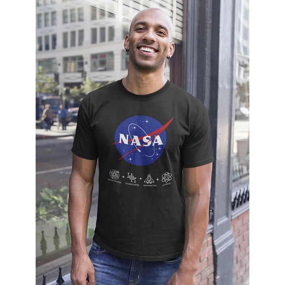 NASA Nasa Components. Men T-Shirt, Male Large
