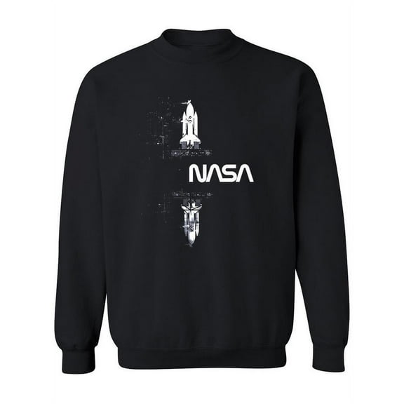 NASA Nasa Double Spacecrafts Sweatshirt Women -NASA Designs, Female Medium
