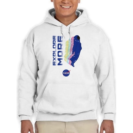 NASA Nasa Explore More Astronaut Hoodie Men -NASA Designs, Male Small