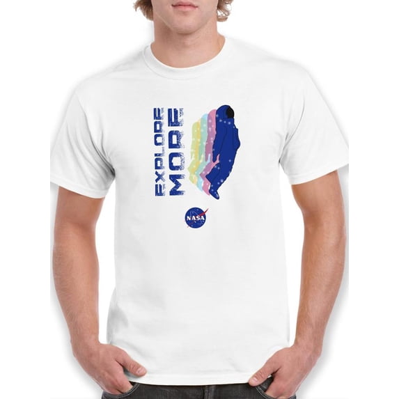 NASA Nasa Explore More Astronaut T-Shirt Men -NASA Designs, Male x-Large