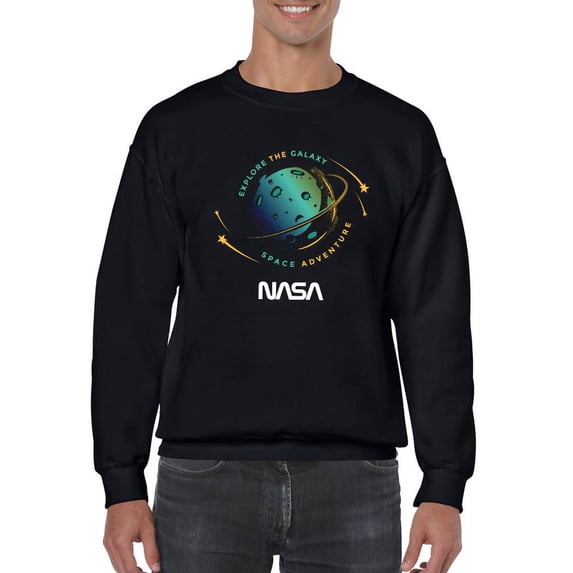 NASA Nasa Explore The Galaxy Sweatshirt Men -NASA Designs, Male Medium