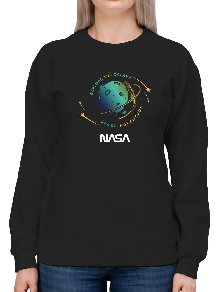 NASA Nasa Explore The Galaxy Sweatshirt Women -NASA Designs, Female ...