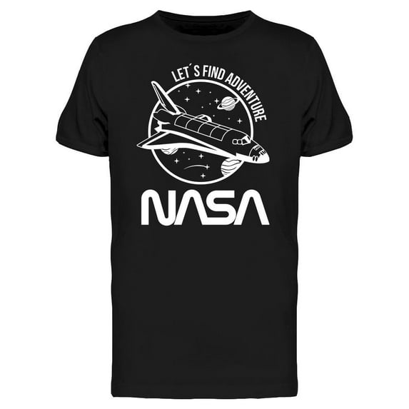 NASA Nasa Find Adventure T-Shirt Men -NASA Designs, Male x-Large
