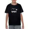 thumbnail image 1 of NASA Nasa Floating Objects Banner T-Shirt Juniors -NASA Designs,  Small, 1 of 4