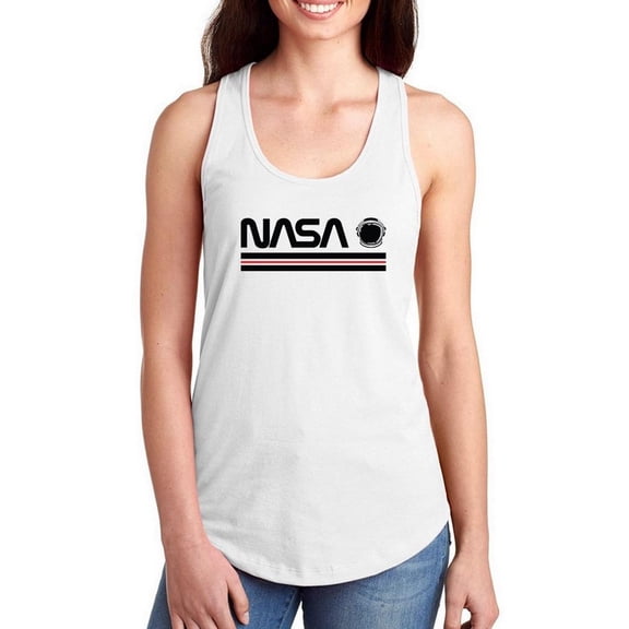 NASA Nasa Helmet Banner Racerback Tank Women -NASA Designs, Female XX-Large