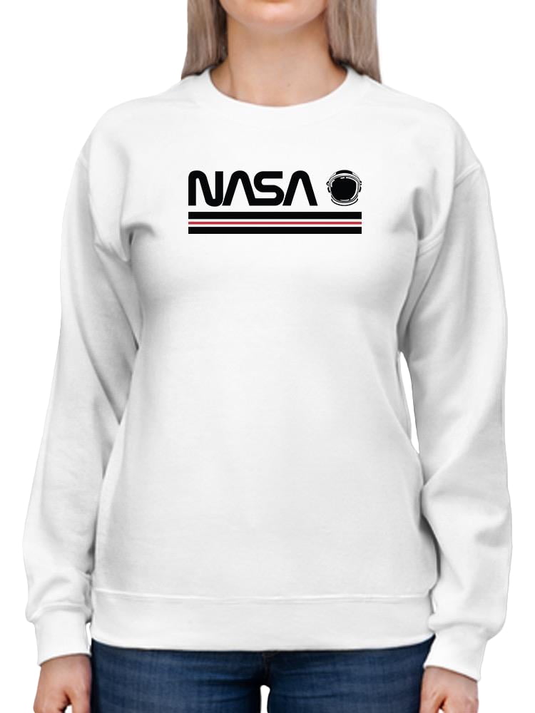 NASA Nasa Helmet Banner Sweatshirt Women -NASA Designs, Female x-Large ...