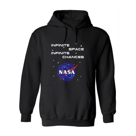 NASA Nasa Infinite Chances Design Hoodie Women -NASA Designs, Female Large