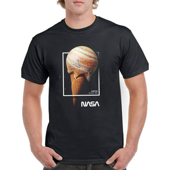NASA Nasa Jupiter Ice Cream T-Shirt Men -NASA Designs, Male Medium