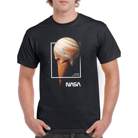 NASA Nasa Jupiter Ice Cream T-Shirt Men -NASA Designs, Male XX-Large