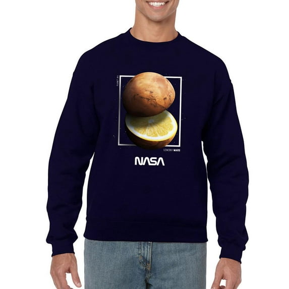 NASA Nasa Lemony Mars Sweatshirt Men -NASA Designs, Male Small
