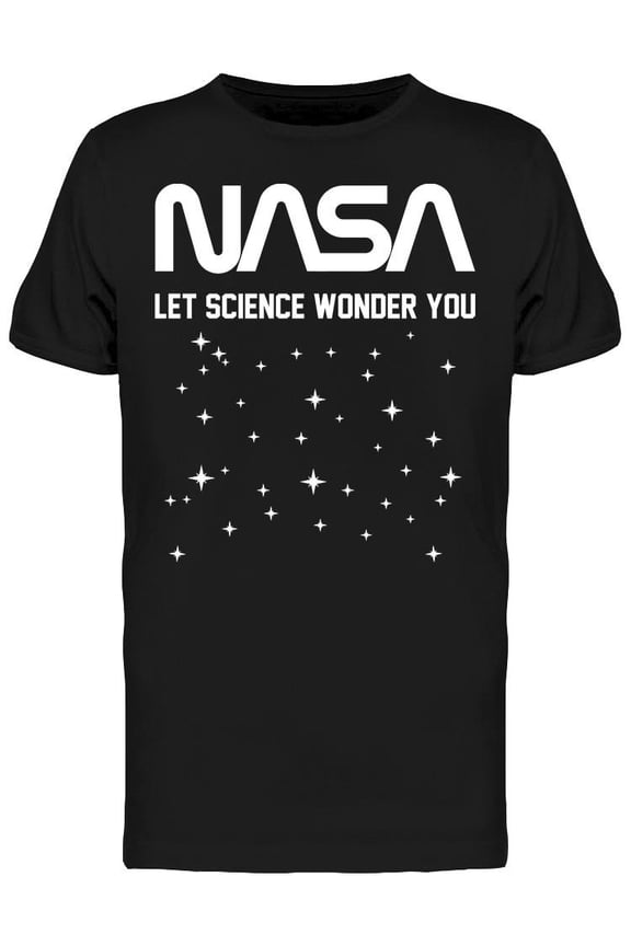 Lets Science Wonder You T-Shirt Men -NASA Designs, Male Large