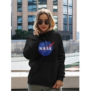 NASA Nasa Logo Design Hoodie Women -NASA Designs, Female Large