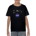 thumbnail image 1 of NASA Nasa Logo Floating Objects T-Shirt Juniors -NASA Designs,  Large, 1 of 4