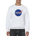 thumbnail image 1 of NASA Nasa  Minimalist Sweatshirt Men -NASA Designs, Male Medium, 1 of 4