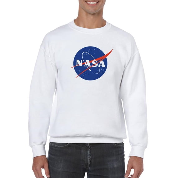 NASA Nasa Minimalist Sweatshirt Men -NASA Designs, Male Medium