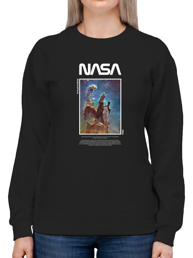 NASA Nasa Pillars Of Creation Sweatshirt Women NASA Designs, Female