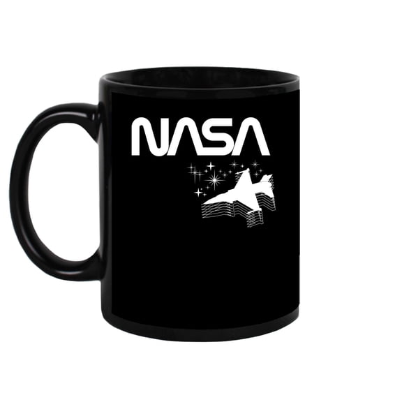 NASA Nasa Plane And Stars Mug Unisex's -NASA Designs