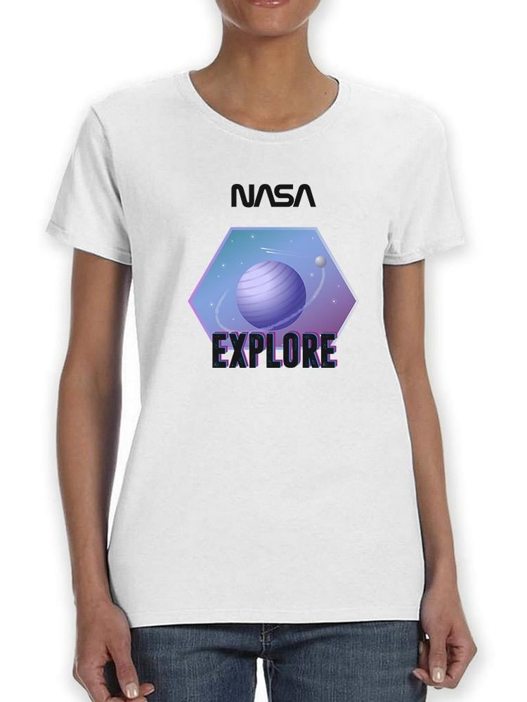 Purple nasa hot sale shirt