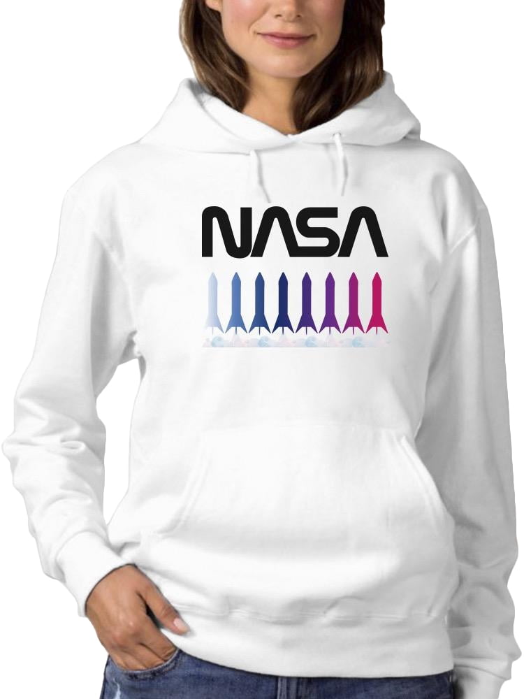 NASA Nasa Rocket Gradient Hoodie Women -NASA Designs, Female 4X-Large ...