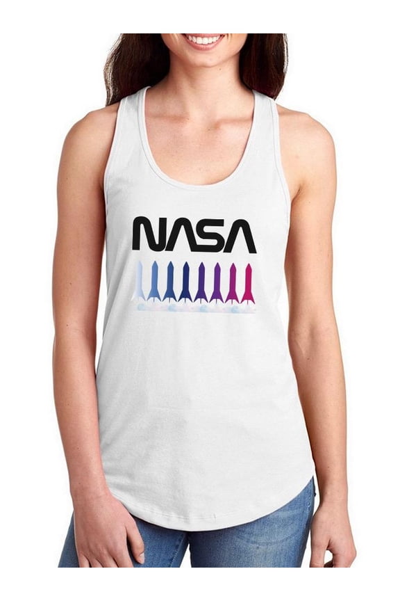 Rocket Gradient Racerback Tank Women -NASA Designs, Female Medium