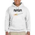 thumbnail image 1 of NASA Nasa Rocket Traveling Hoodie Men -NASA Designs, Male Medium, 1 of 4