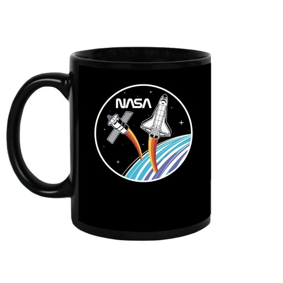 NASA Nasa Satellite And Rocket Ship Mug Unisex's -NASA Designs