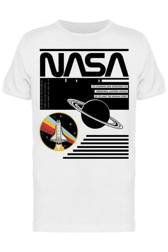 Saturn Men T-Shirt, Male Medium