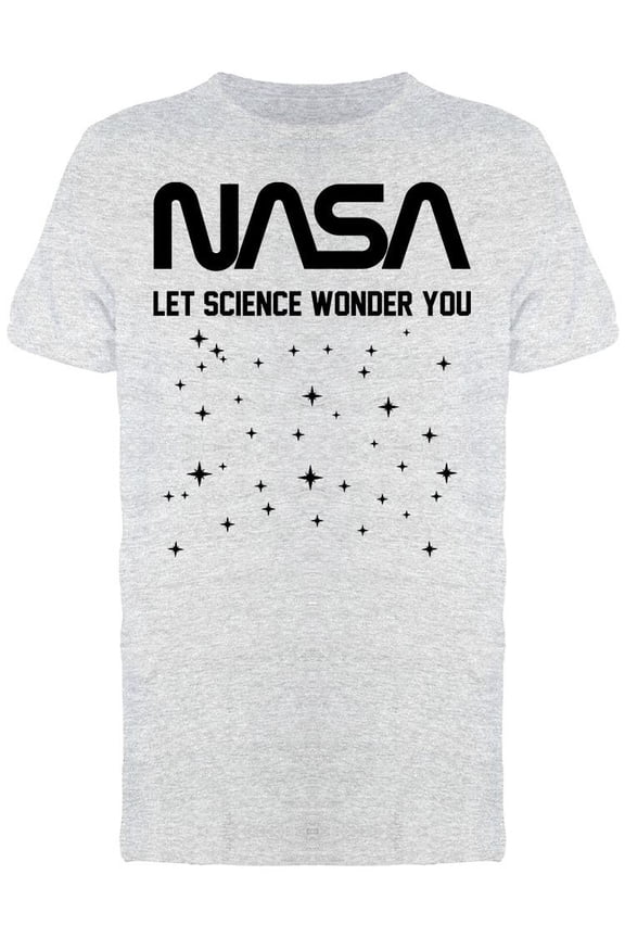 Science Wonder You T-Shirt Men -NASA Designs, Male x-Large