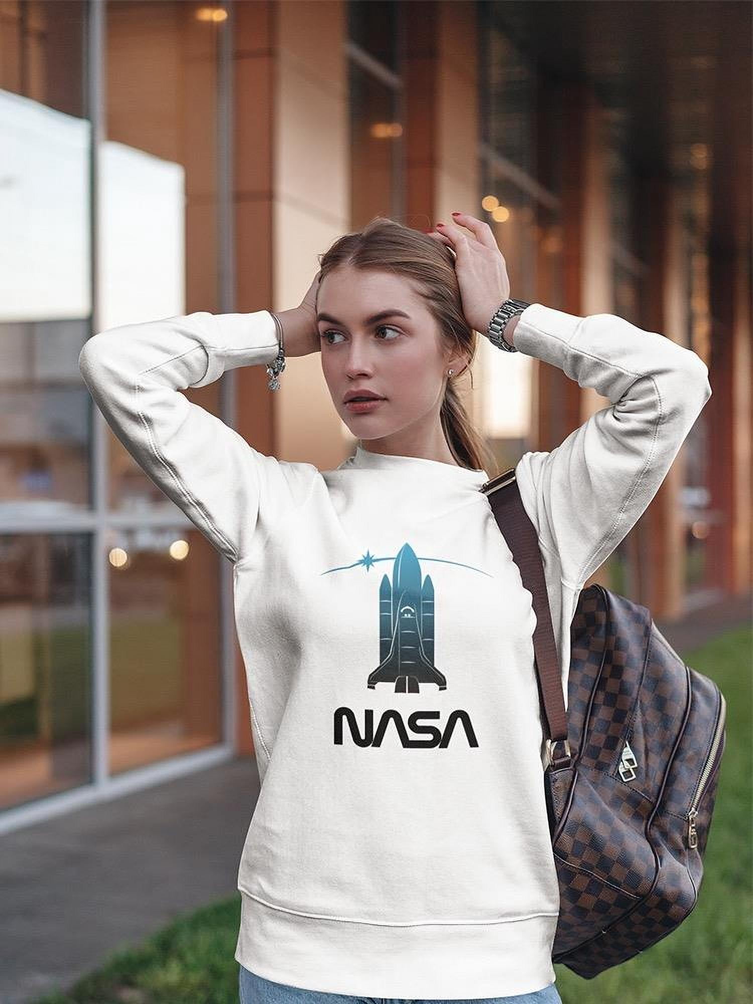 NASA Nasa Ship On Space Sweatshirt Women -NASA Designs, Female 3X-Large ...
