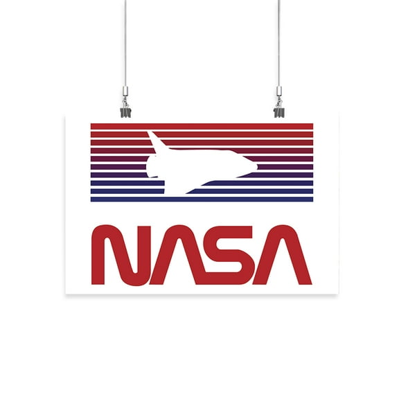 NASA Nasa Shuttle Over Dusk Poster - NASA Designs,