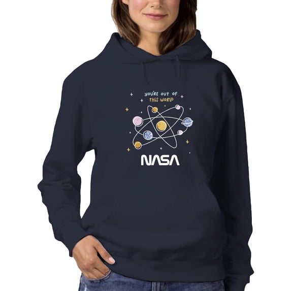 NASA Nasa Solar System Kiddie Hoodie Women -NASA Designs, Female 5X-Large