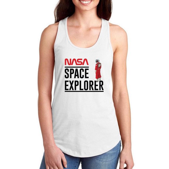 NASA Nasa Space Explorer Art Racerback Tank Women -NASA Designs, Female Large
