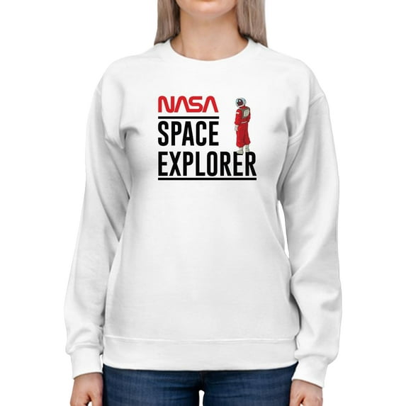 NASA Nasa Space Explorer Art Sweatshirt Women -NASA Designs, Female Small