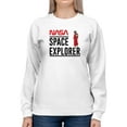 thumbnail image 1 of NASA Nasa Space Explorer Art Sweatshirt Women -NASA Designs, Female x-Large, 1 of 4