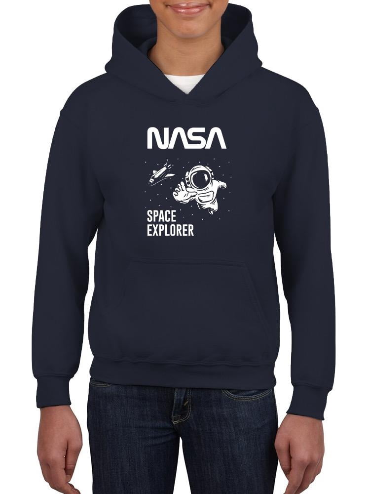 NASA Nasa Space Explorer Hoodie Juniors -NASA Designs, Large - Walmart.com